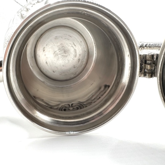 Fatima 22A Sm Silver tone Tea Pot/Collectible, Vintage-Good Preowned Condition - Picture 6 of 6